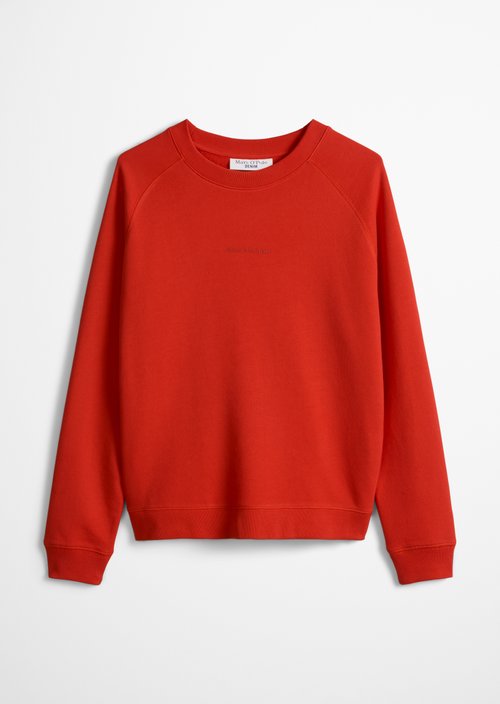 DfC Sweatshirt relaxed — Carmine Red