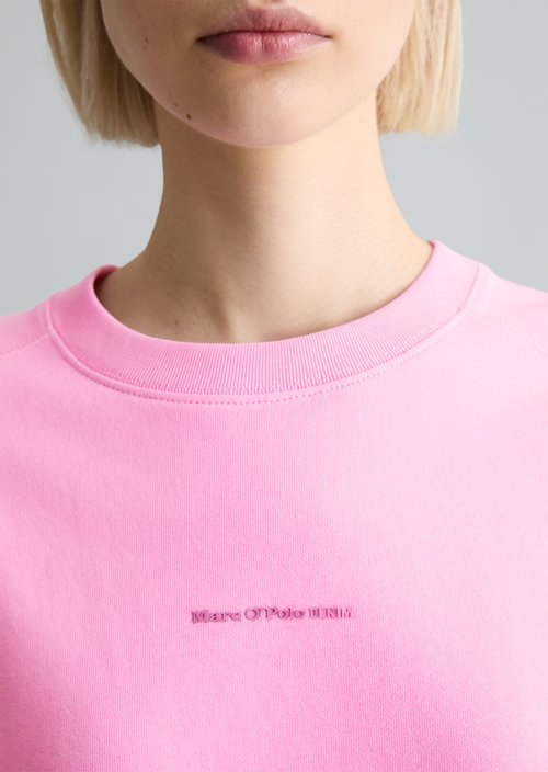 DfC Sweatshirt relaxed — Pale Bubblegum