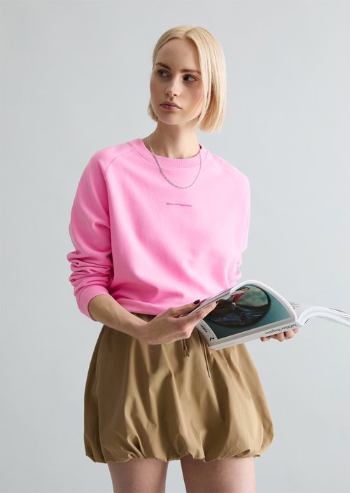 DfC Sweatshirt relaxed — Pale Bubblegum