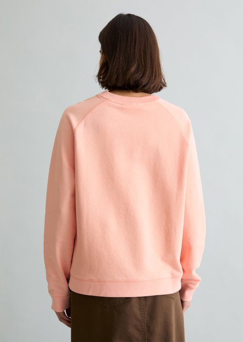 DfC Sweatshirt relaxed — Peony Pink