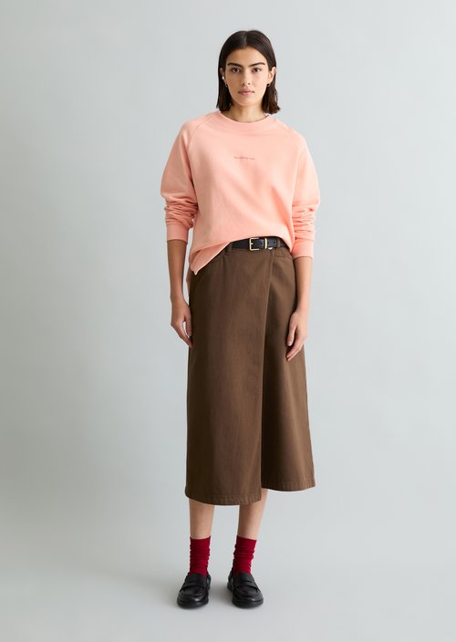 DfC Sweatshirt relaxed — Peony Pink