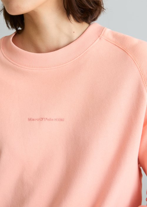 DfC Sweatshirt relaxed — Peony Pink