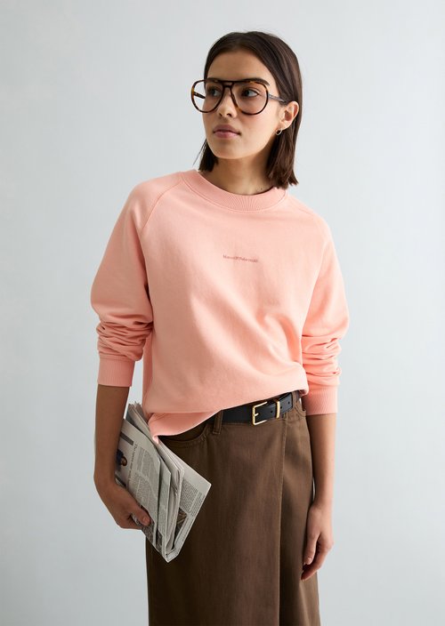 DfC Sweatshirt relaxed — Peony Pink
