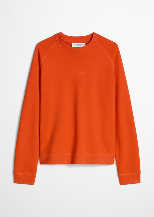 Relaxed-fit sweatshirt — Vivid Orange