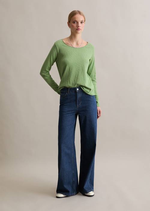 T-shirt long régulier Herbal Garden en vue de face