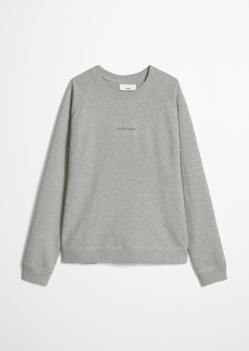 Relaxed-fit sweatshirt — Stone Melange