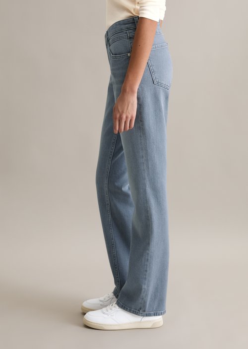 Jeans model Nella bootcut — Light Grey