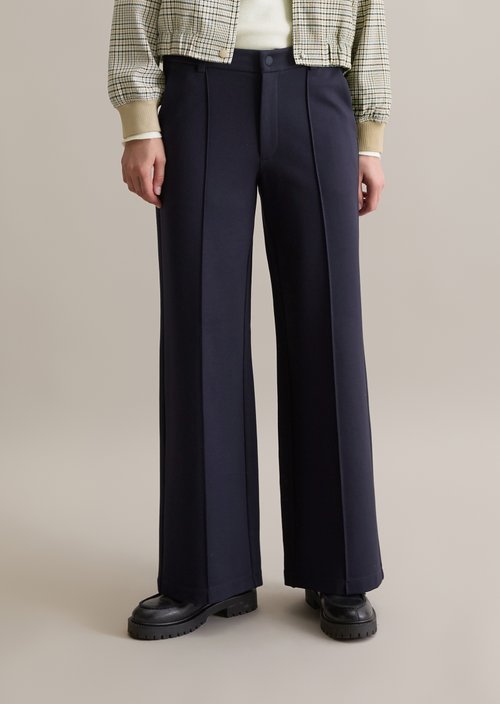 Jersey Straight Leg Pants — Blue Depths