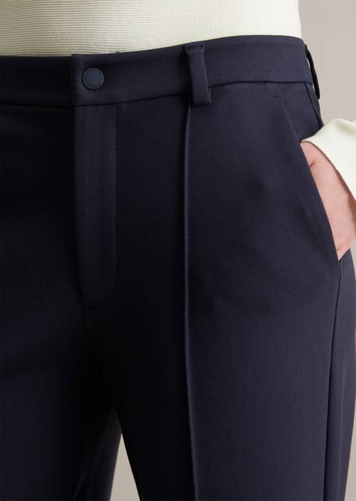 Jersey Straight Leg Pants Blue Depths in detail view
