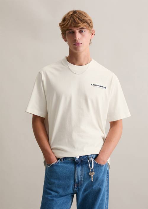 Koszulka oversize Offwhite w widoku z przodu