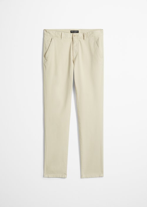 Chino model Stig shaped — Grey Silk