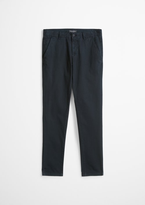 Chino model Stig shaped — Dark Navy