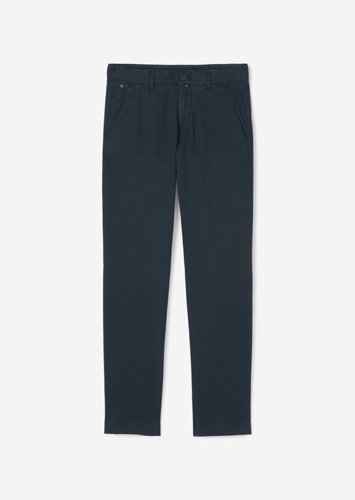 Chino model Stig shaped — Navy Teal