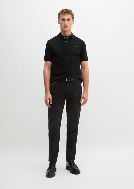 Marc O'Polo Chino model Osby taps toelopend, Heren, zwart, 29/30, 97% Katoen, 3% Elasthaan