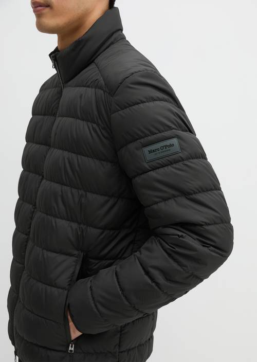 Steppjacke regular Black in Detailansicht