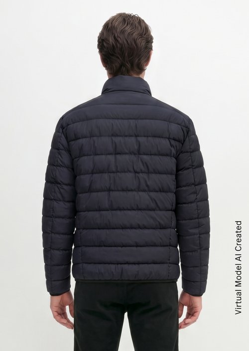 Quilted jacket regular — Dark Navy