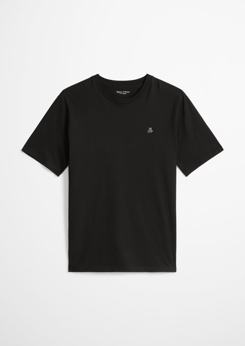 T-shirt regular garment-dyed — Black