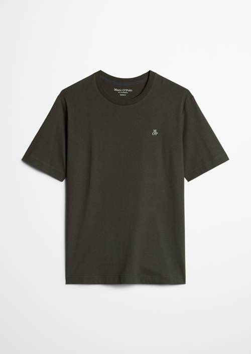 T-Shirt regular garment-dyed Wooden Earth in freigestellter Ansicht ohne Model