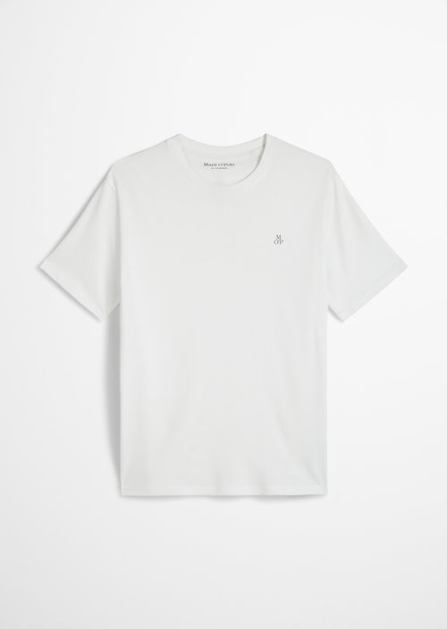 T-shirt regular garment-dyed — White