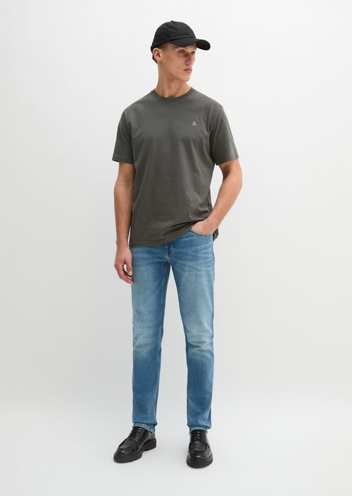 T-shirt regular garment-dyed — Light Graphite