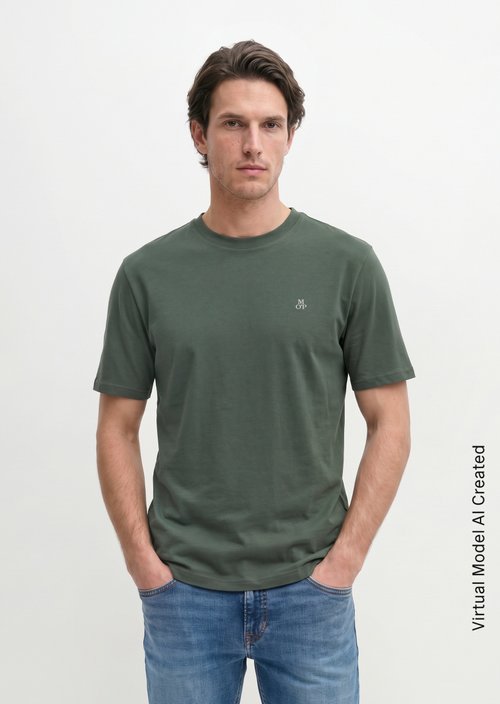 T-shirt regular garment-dyed — Mangrove