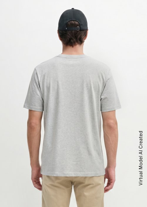 T-shirt regular garment-dyed — Twentyfour Grey Melange