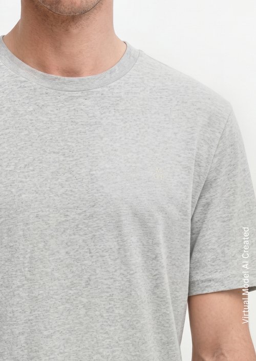 T-shirt regular garment-dyed — Twentyfour Grey Melange
