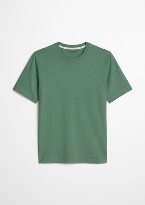 T-shirt regular garment-dyed — Green Bamboo