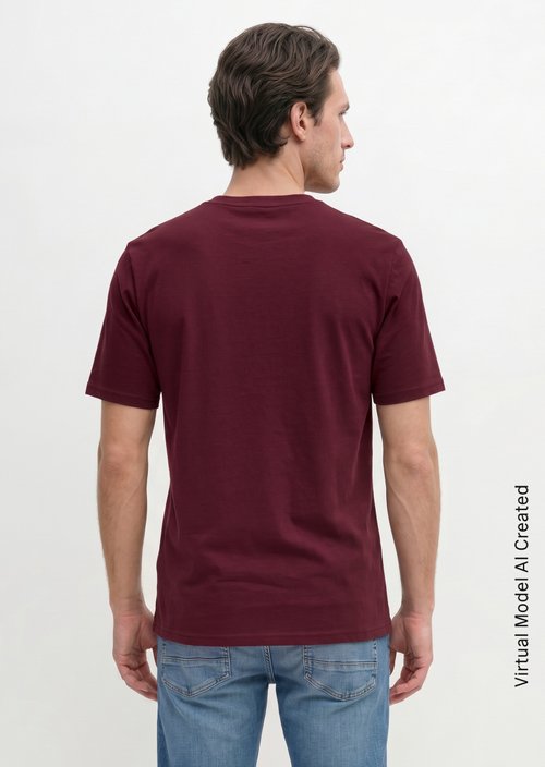 T-shirt regular garment-dyed — Dark Romance