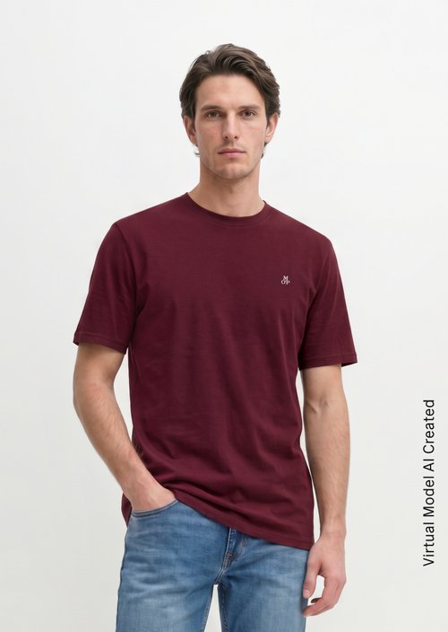 T-shirt regular garment-dyed — Dark Romance
