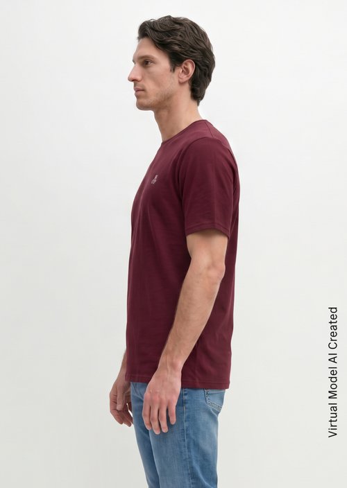 T-shirt regular garment-dyed — Dark Romance