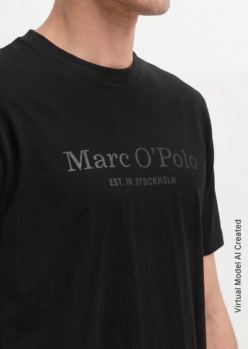 T-shirt regular — Black