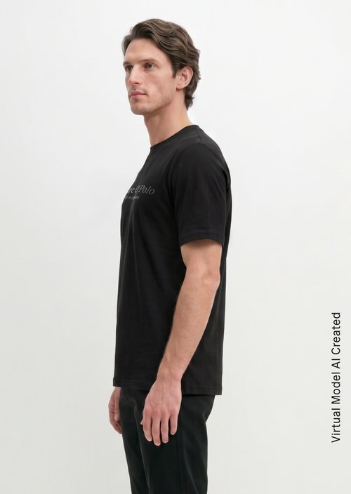 T-shirt regular — Black