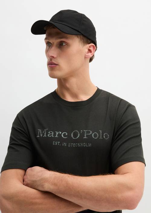 T-shirt regular Black en vue de face