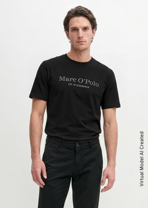 T-shirt regular — Black