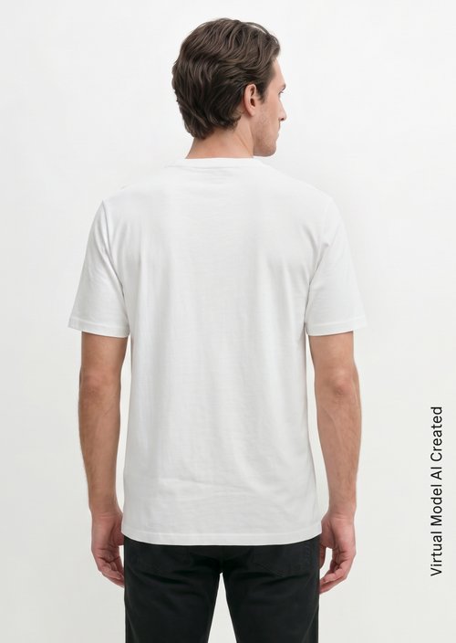 T-shirt regular — White