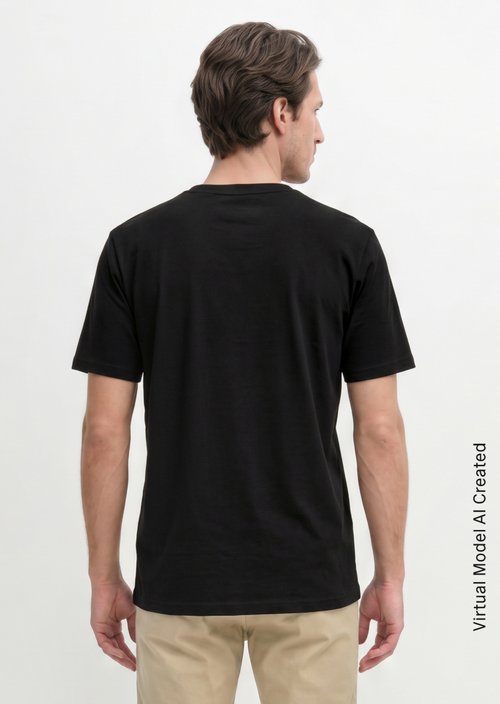 T-shirt regular — Black