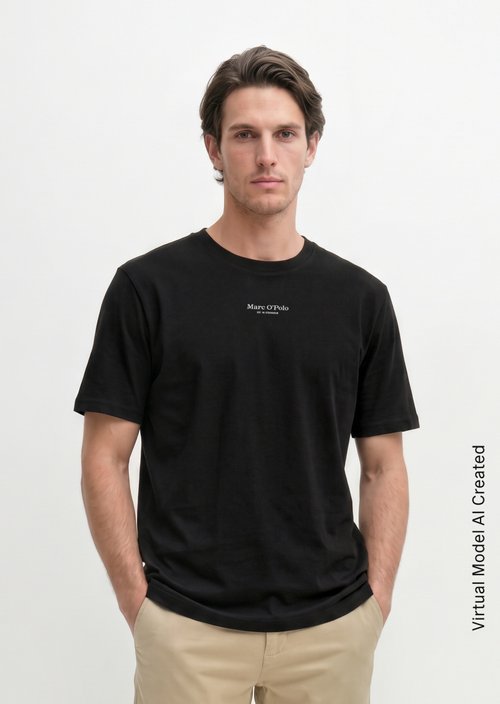 T-shirt regular — Black