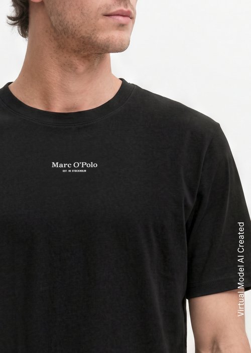 T-shirt regular — Black