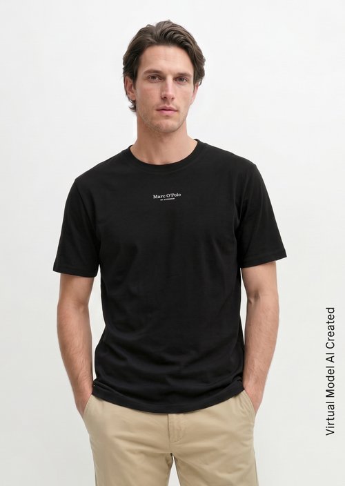 T-shirt regular — Black
