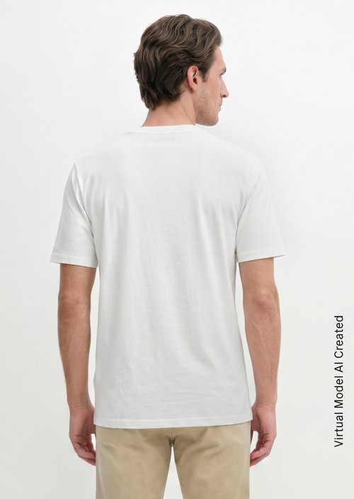 T-shirt regular — White