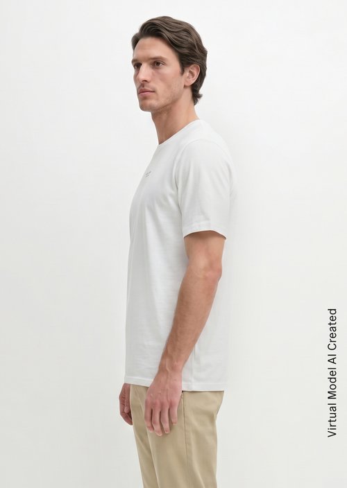 T-shirt regular — White