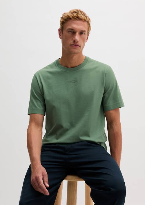 T-Shirt regular Green Bamboo in Frontalansicht