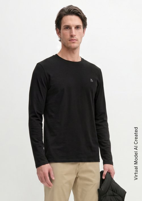 Longsleeve shaped — Black