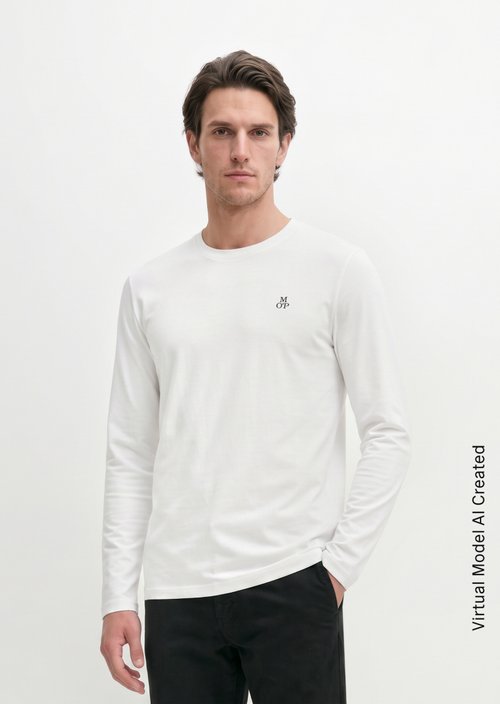 Longsleeve shaped — White