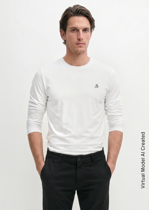 Longsleeve shaped — White