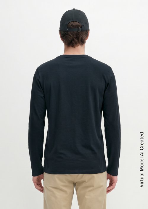 Longsleeve shaped — Dark Navy