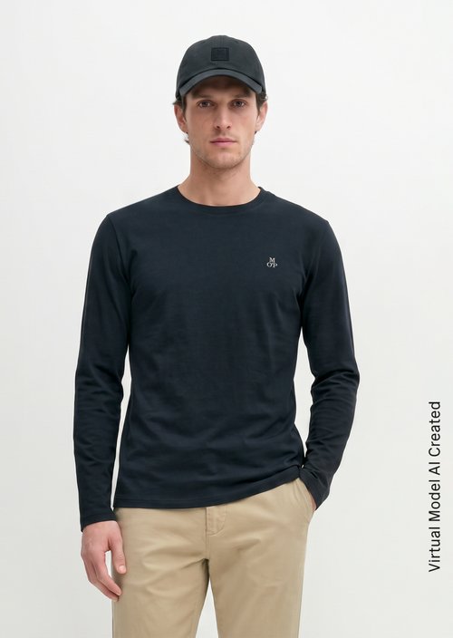 Longsleeve shaped — Dark Navy