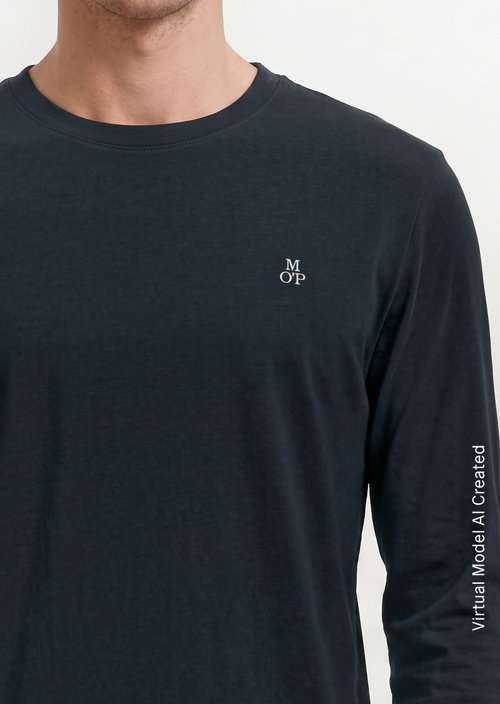 Longsleeve shaped — Dark Navy