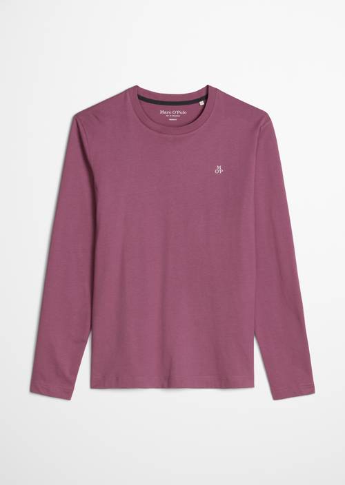 Longsleeve shaped Light Mauve in freigestellter Ansicht ohne Model